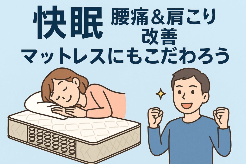 快眠、腰痛&肩こり改善マットレス