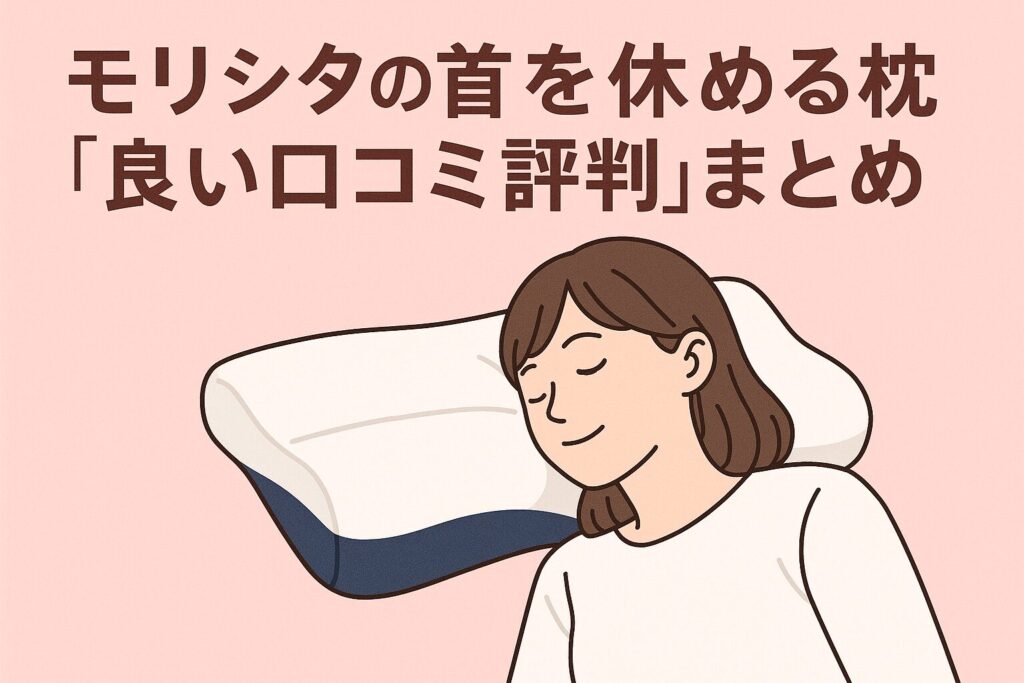 モリシタの首を休める枕の良い口コミ評判