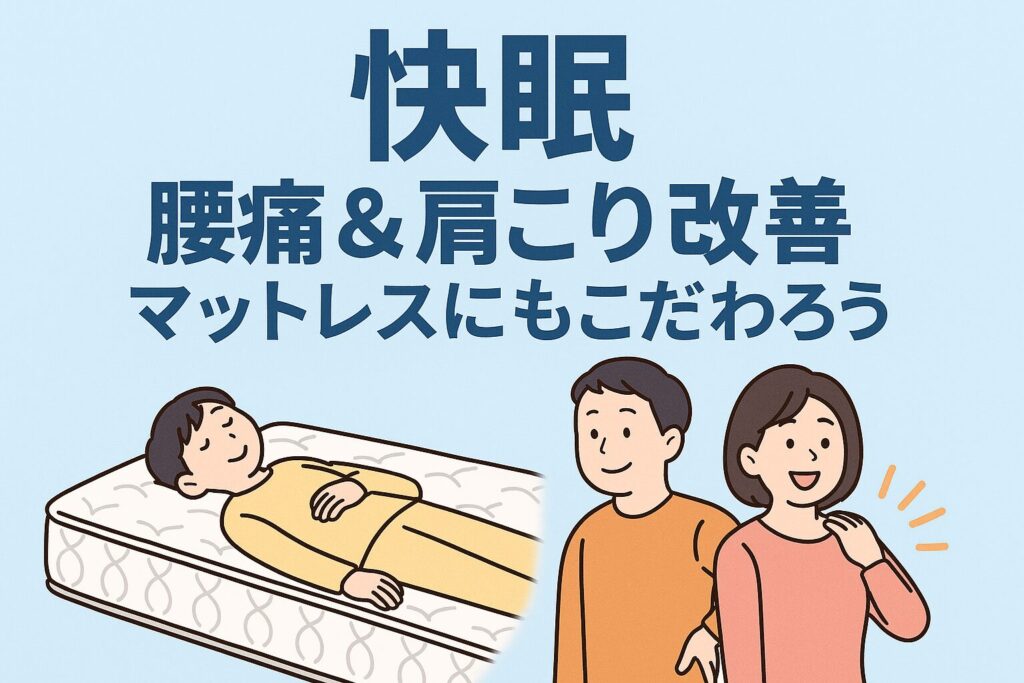 快眠、腰痛&肩こり改善マットレス