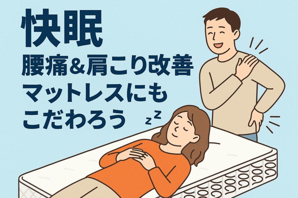 快眠、腰痛&肩こり改善マットレス