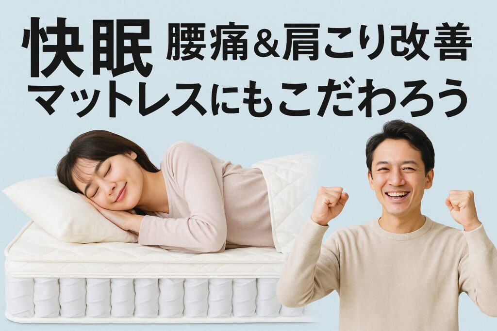 快眠、腰痛＆肩こり改善マットレス