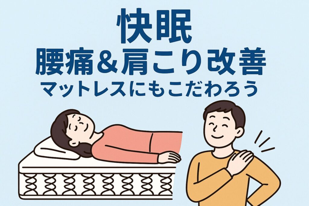 快眠、腰痛&肩こり改善マットレス