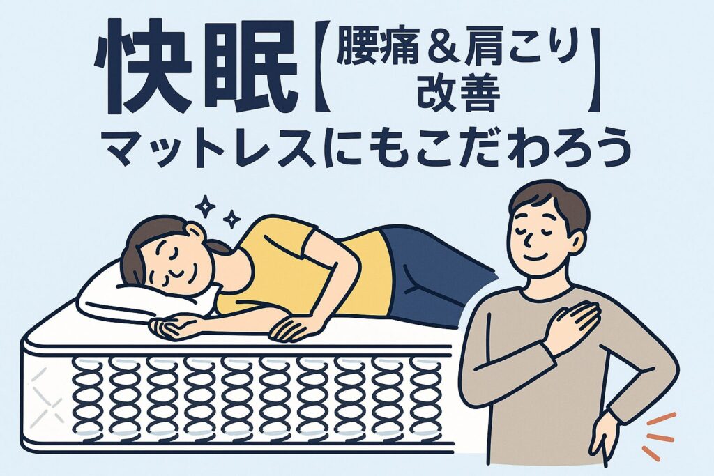 快眠、腰痛&肩こり改善マットレス