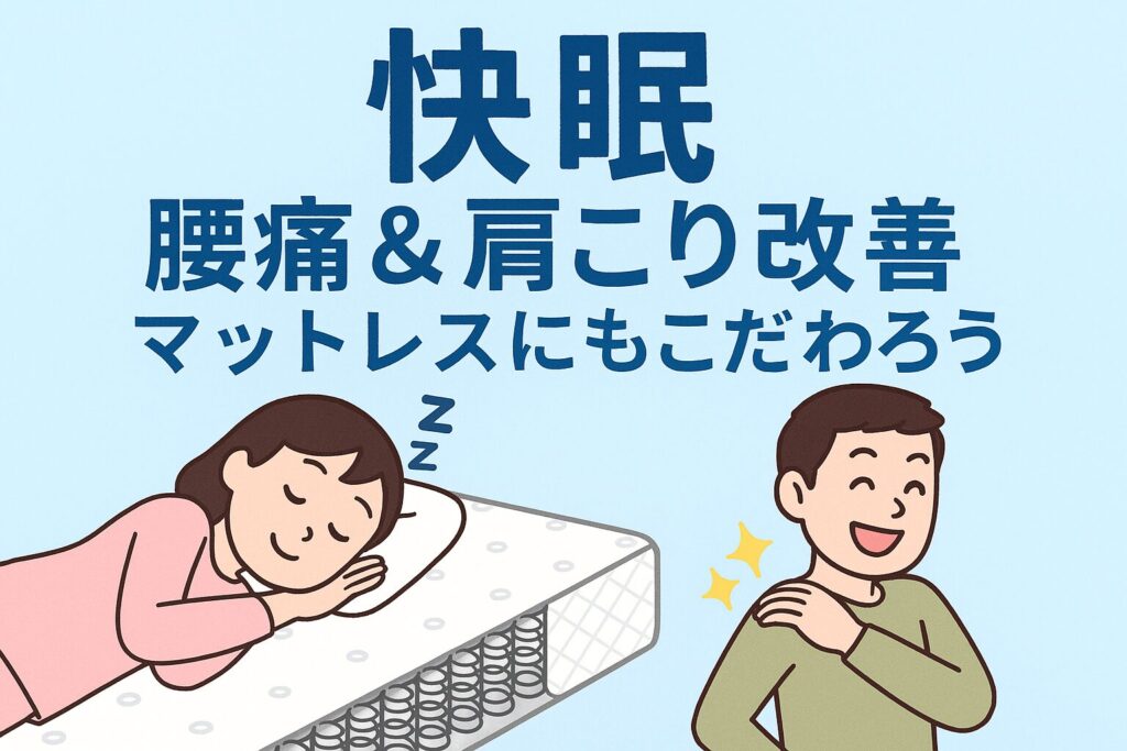 快眠、腰痛＆肩こり改善マットレス