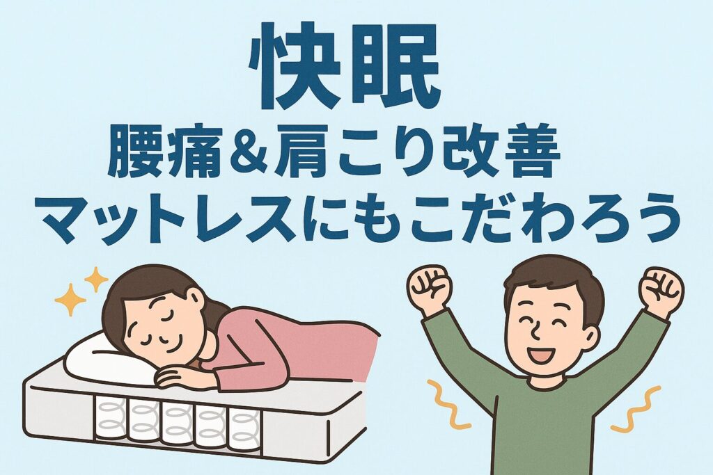 快眠、腰痛&肩こり改善マットレス