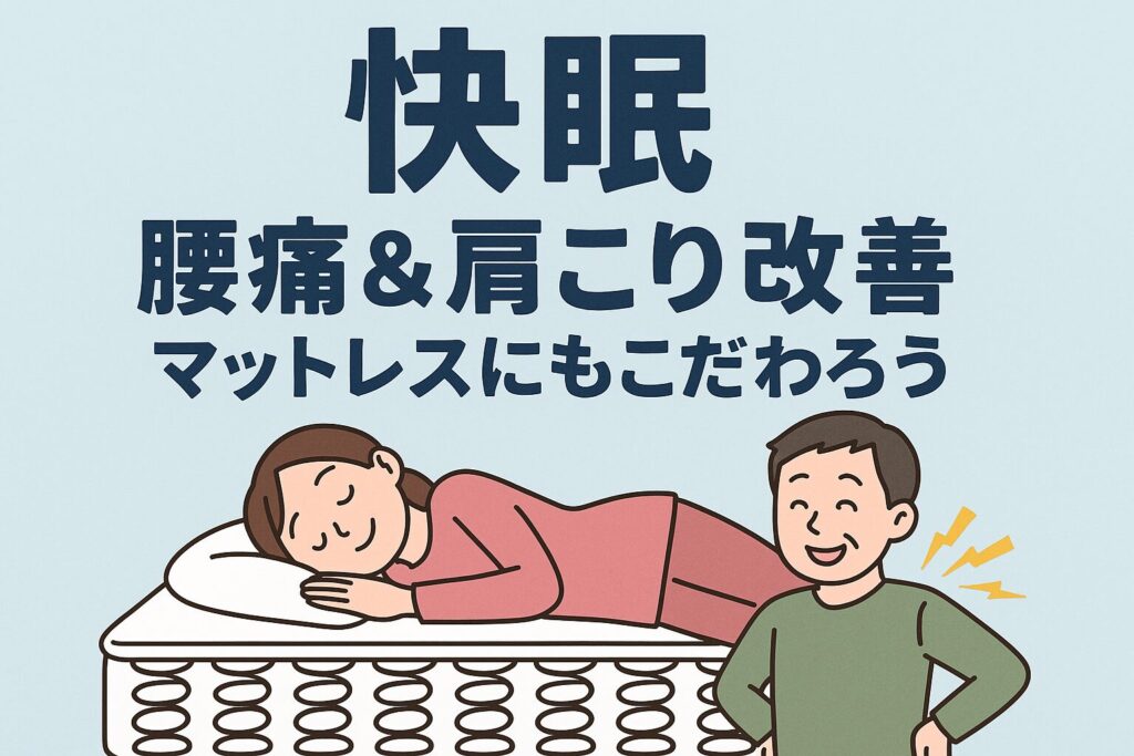 快眠、腰痛&肩こり改善マットレス