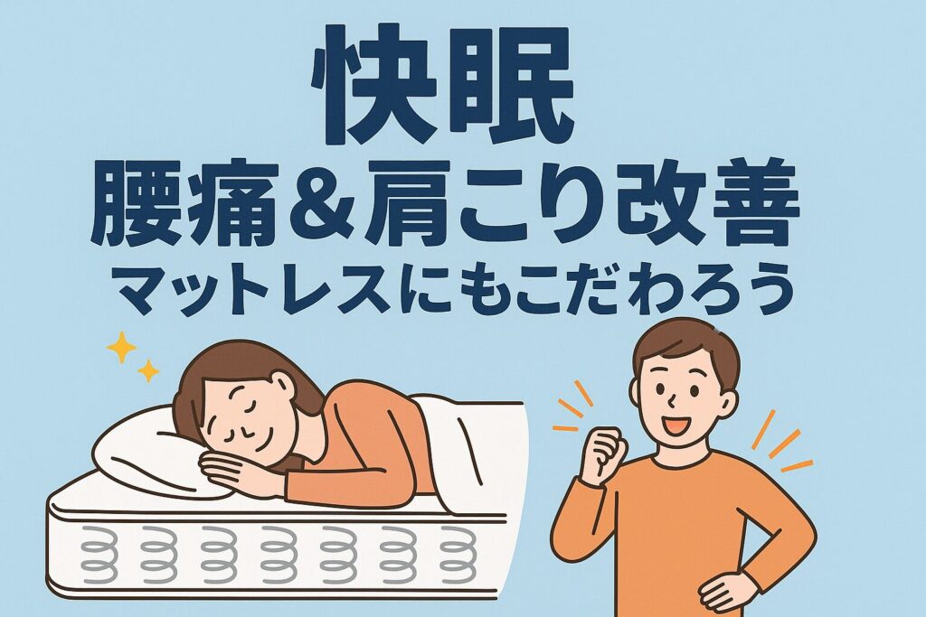 快眠、腰痛&肩こり改善マットレス