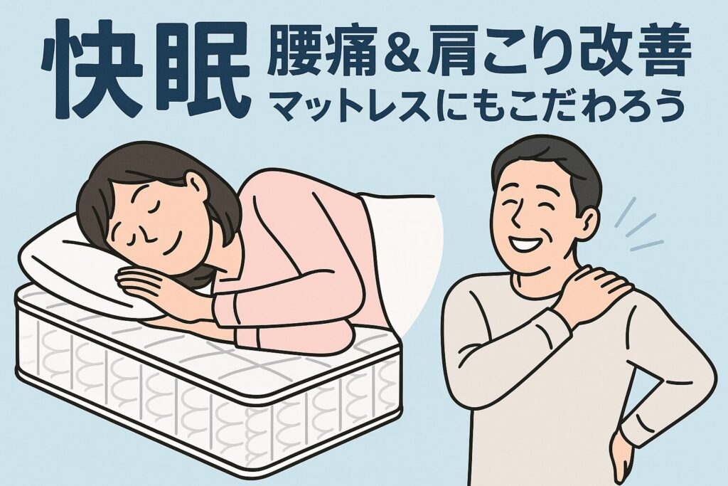 快眠、腰痛&肩こり改善マットレス