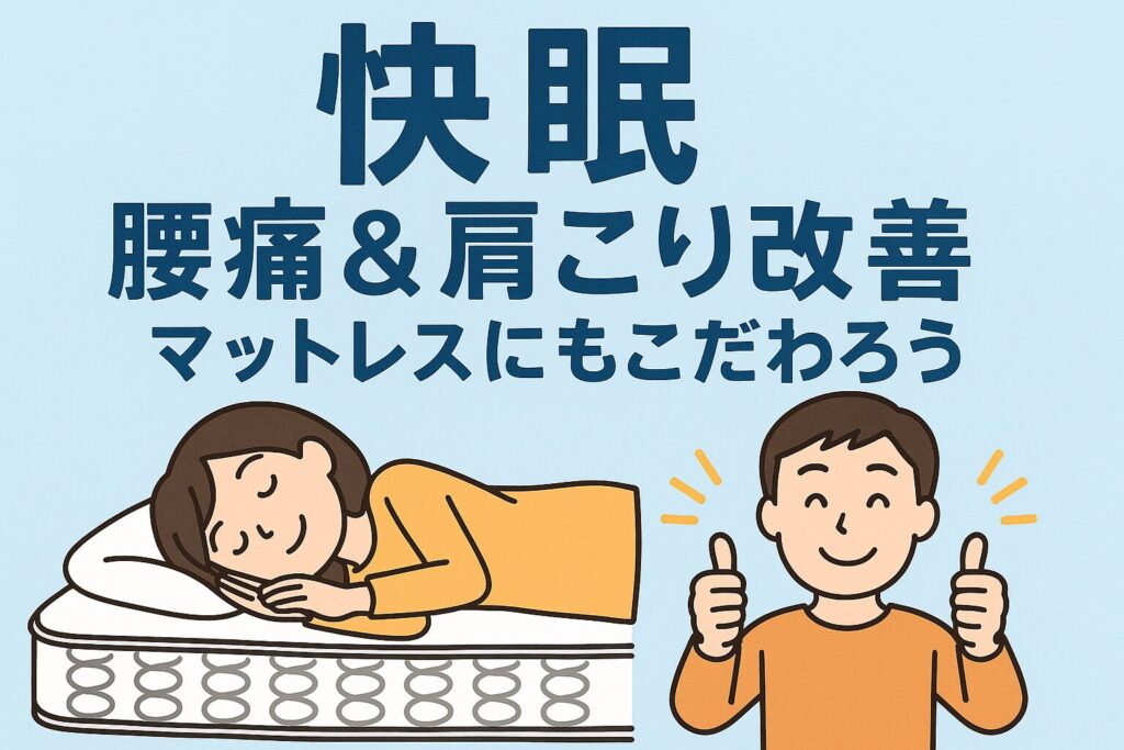 快眠、腰痛&肩こり改善マットレス