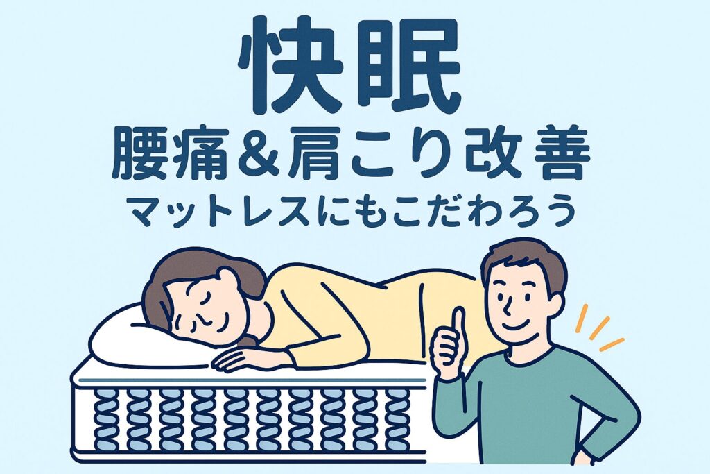 快眠、腰痛&肩こり改善マットレス
