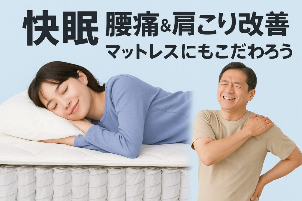 快眠、腰痛&肩こり改善マットレス
