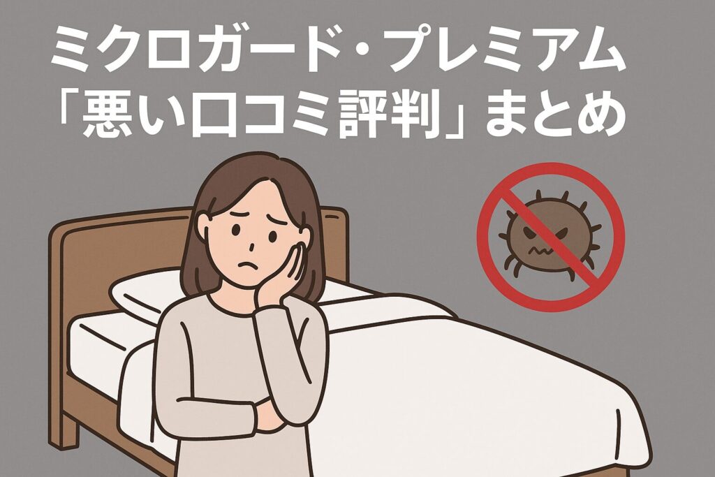ミクロガードプレミアムの悪い口コミ評判