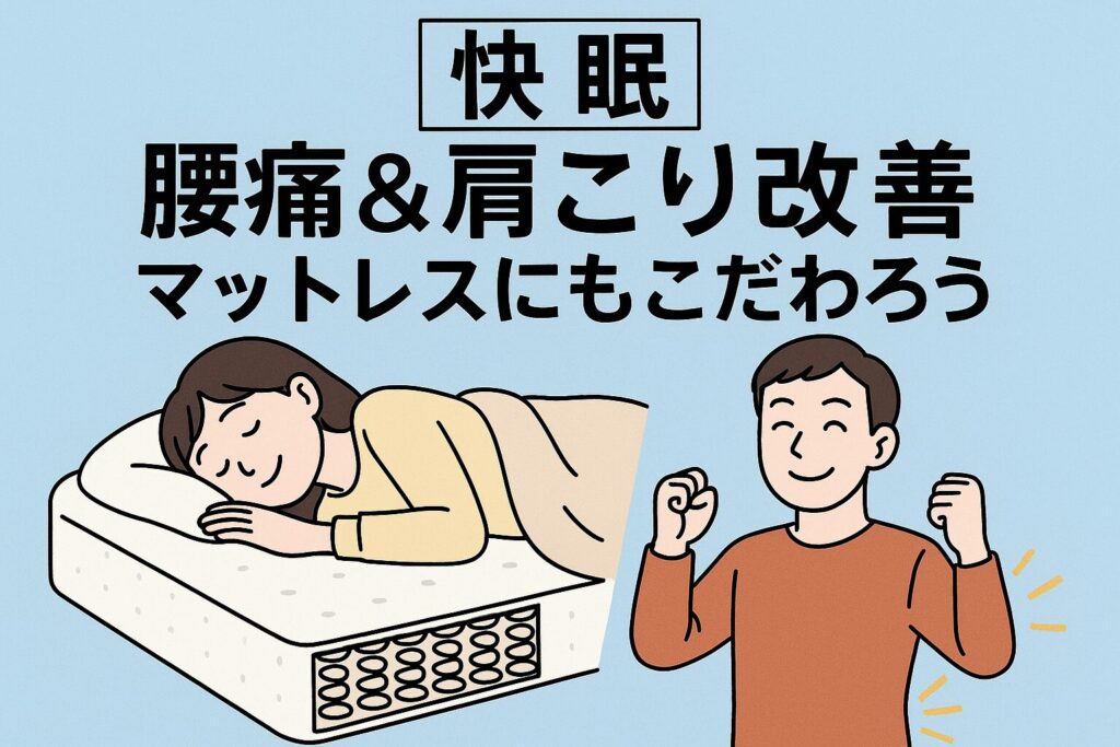 快眠、腰痛＆肩こり改善マットレス