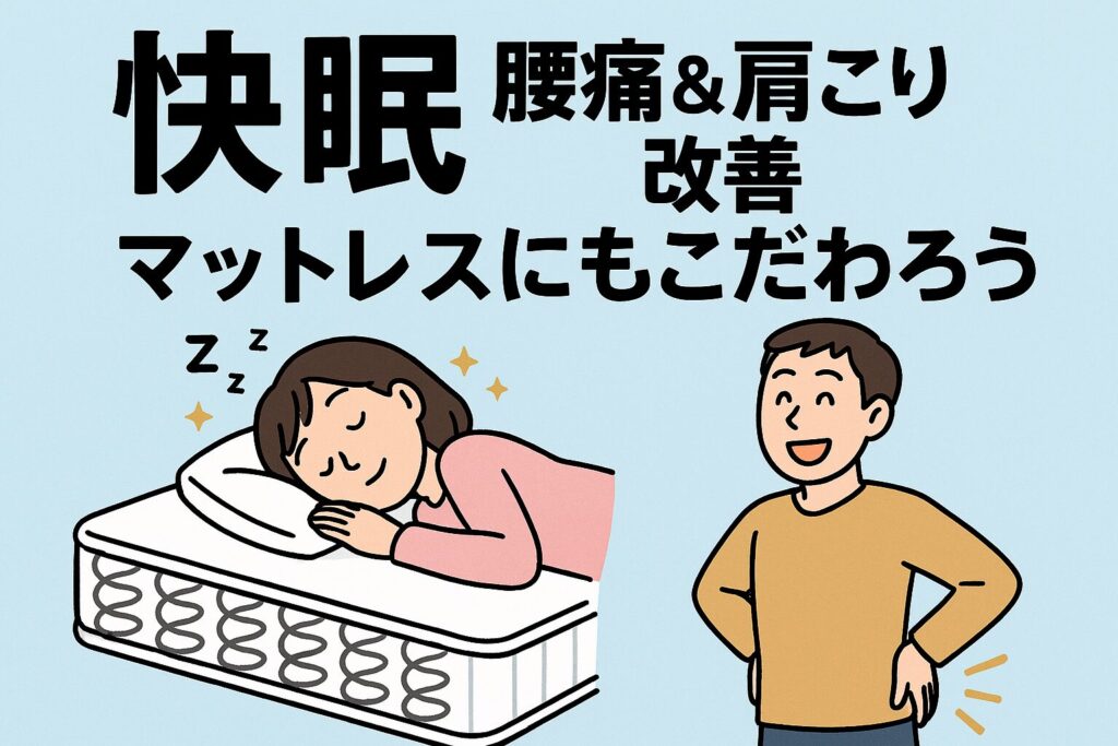 快眠、腰痛&肩こり改善マットレス