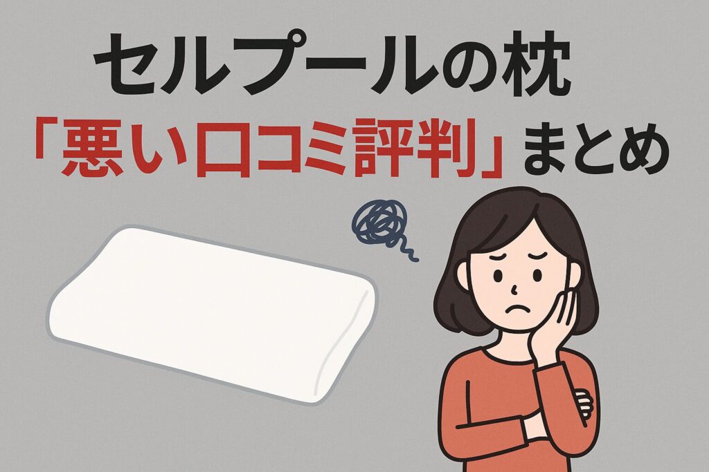 セルプールの枕の悪い口コミ評判