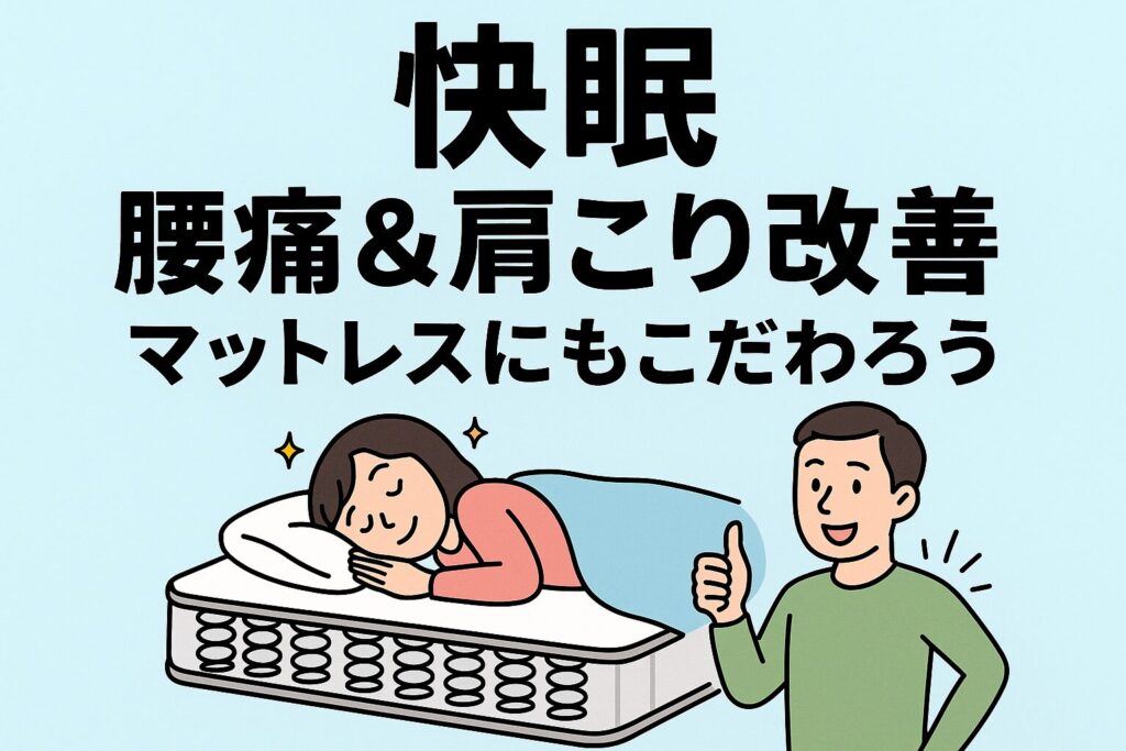 快眠、腰痛&肩こり改善マットレス