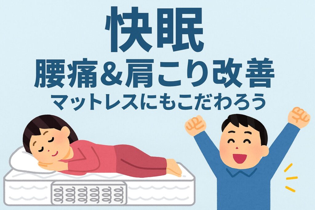 快眠、腰痛&肩こり改善マットレス