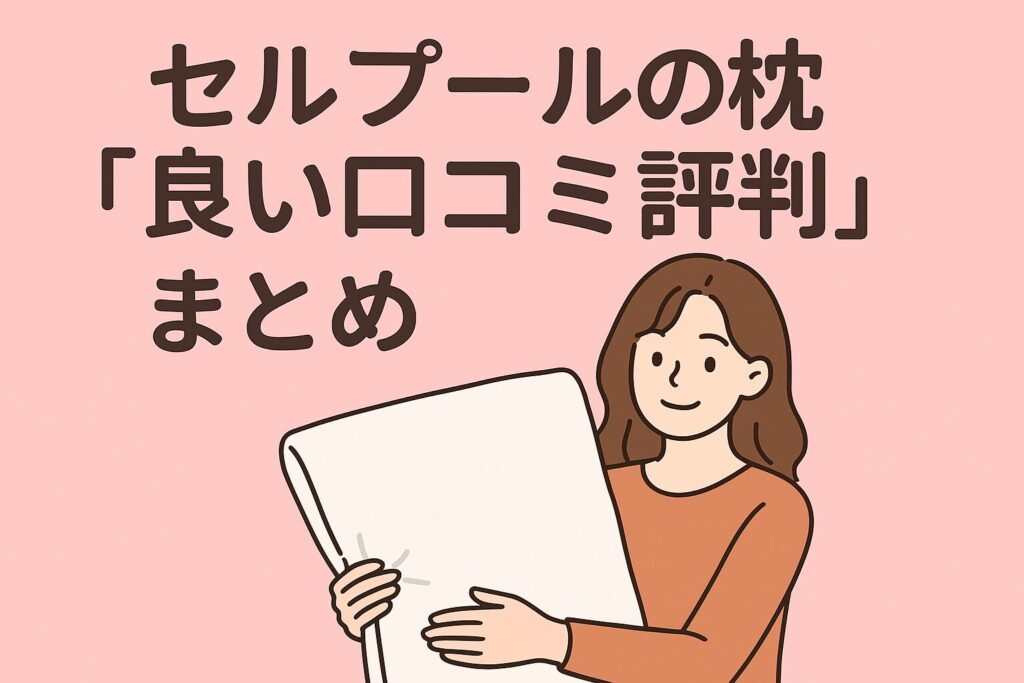 セルプールの枕の良い口コミ評判