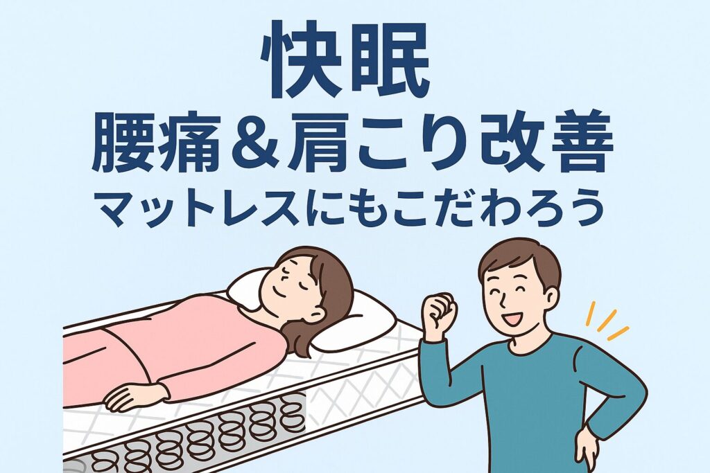 快眠、腰痛&肩こり改善マットレス