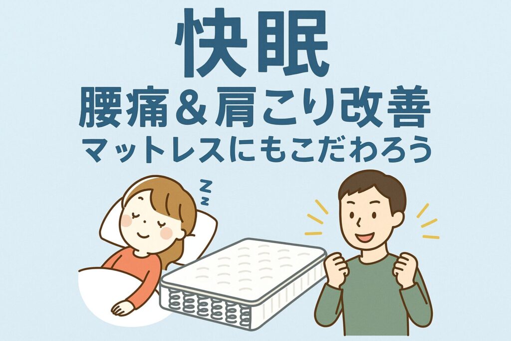 快眠、腰痛&肩こり改善マットレス
