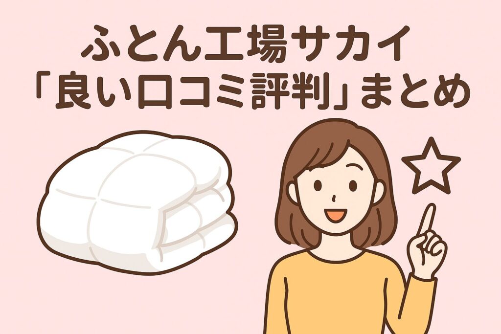 ふとん工場サカイの良い口コミ評判