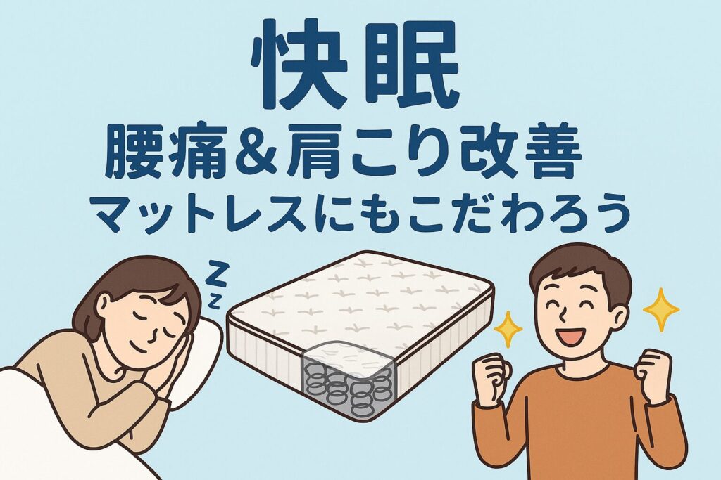 快眠、腰痛&肩こり改善マットレス