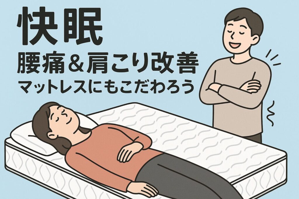 快眠、腰痛・肩こり改善マットレス