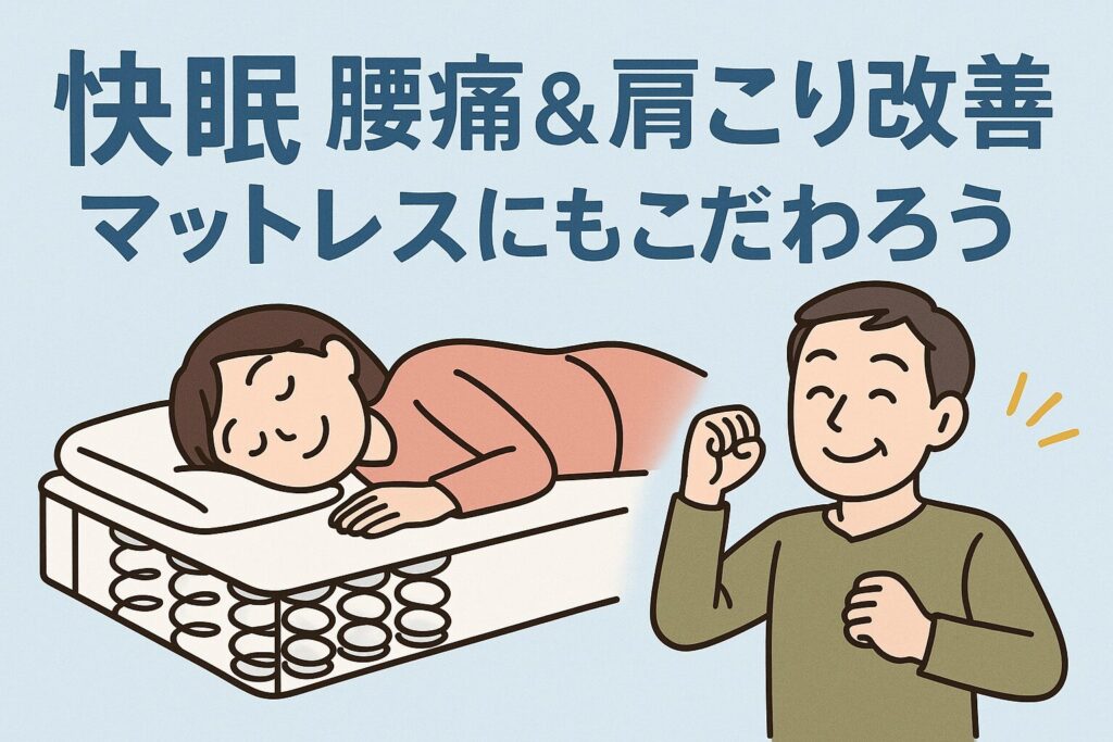 快眠、腰痛&肩こり改善マットレス