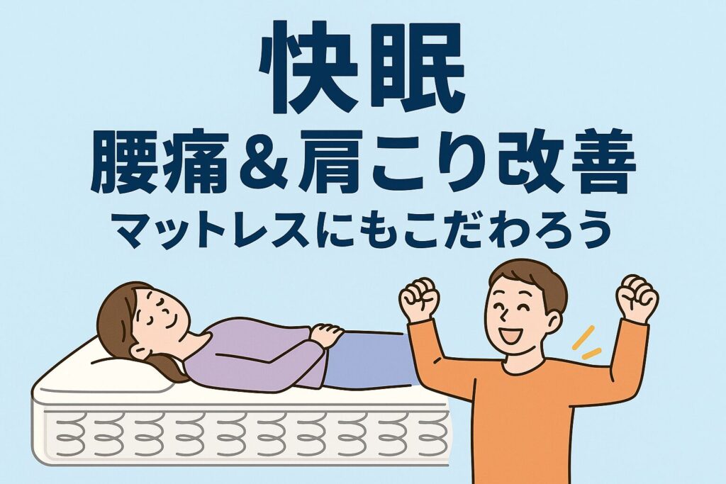 快眠、腰痛&肩こり改善マットレス