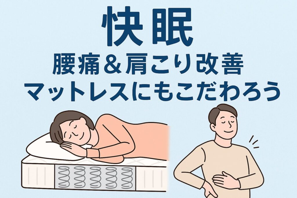 快眠、腰痛&肩こり改善マットレス