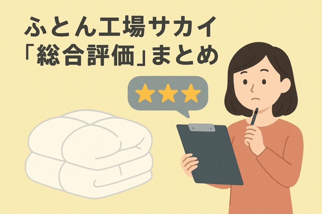 ふとん工場サカイの総合評価