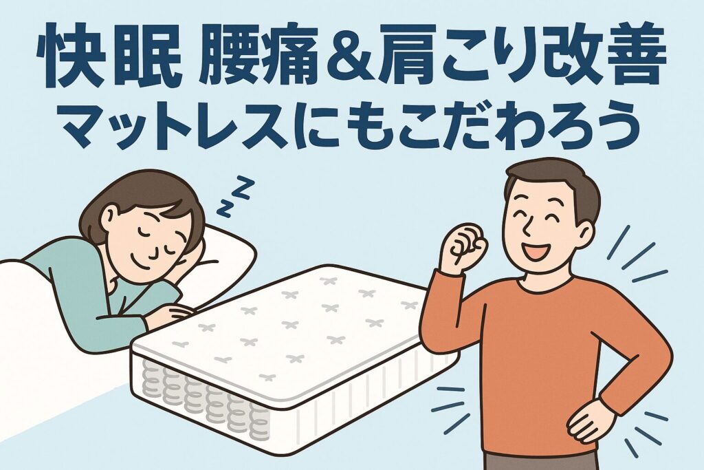 快眠、腰痛&肩こり改善マットレス