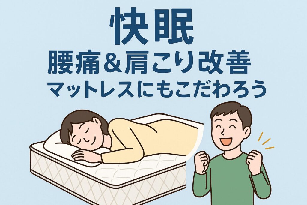 快眠、腰痛&肩こり改善マットレス