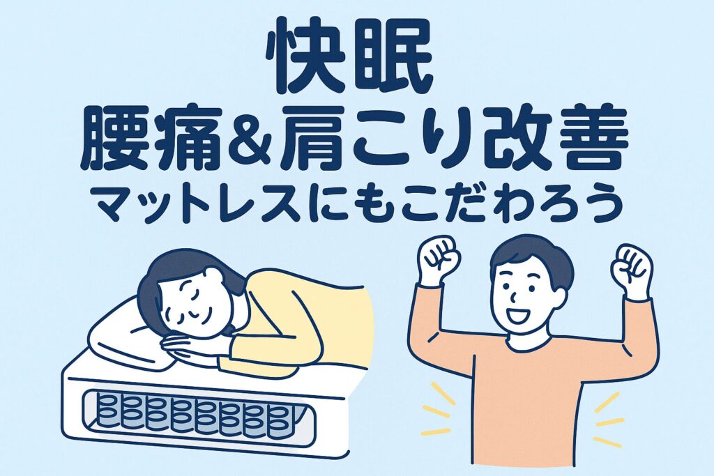 快眠、腰痛＆肩こり改善マットレス