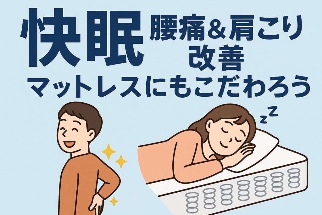 快眠、腰痛&肩こり改善マットレス