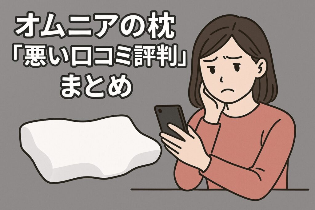 オムニアの枕の悪い口コミ評判