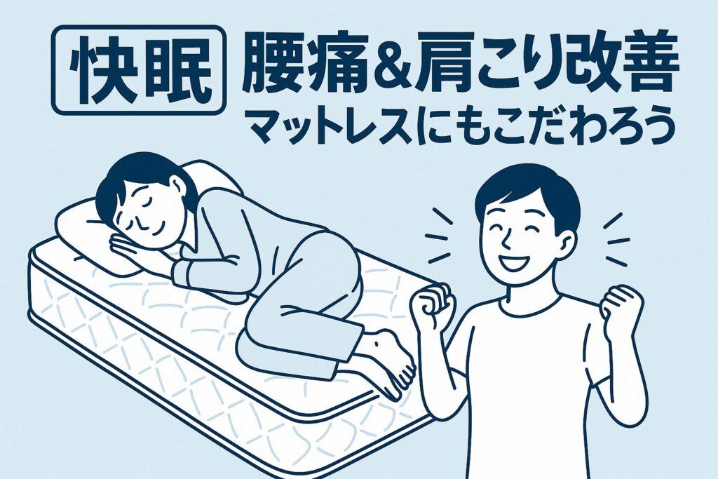 快眠、腰痛&肩こり改善マットレス
