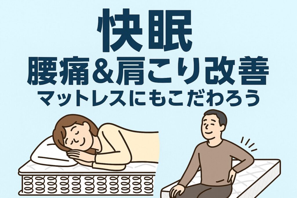 快眠、腰痛＆肩こり改善マットレス