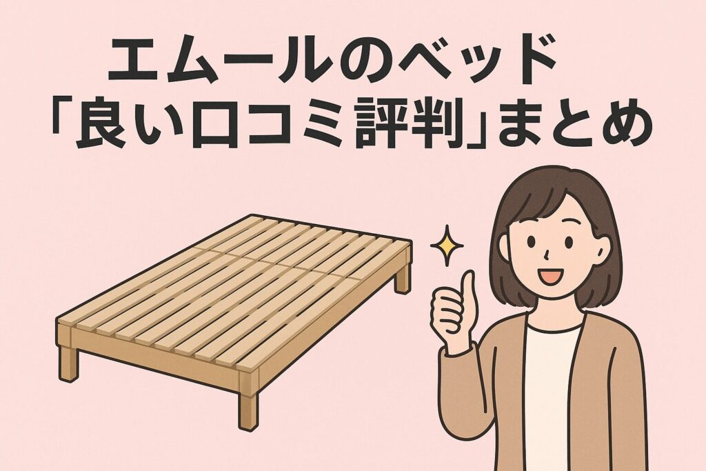 エムールのベッドの良い口コミ評判