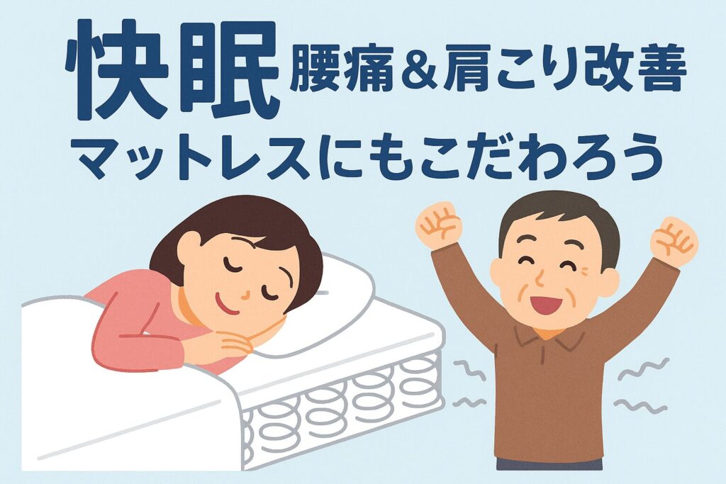 快眠、腰痛&肩こり改善マットレス