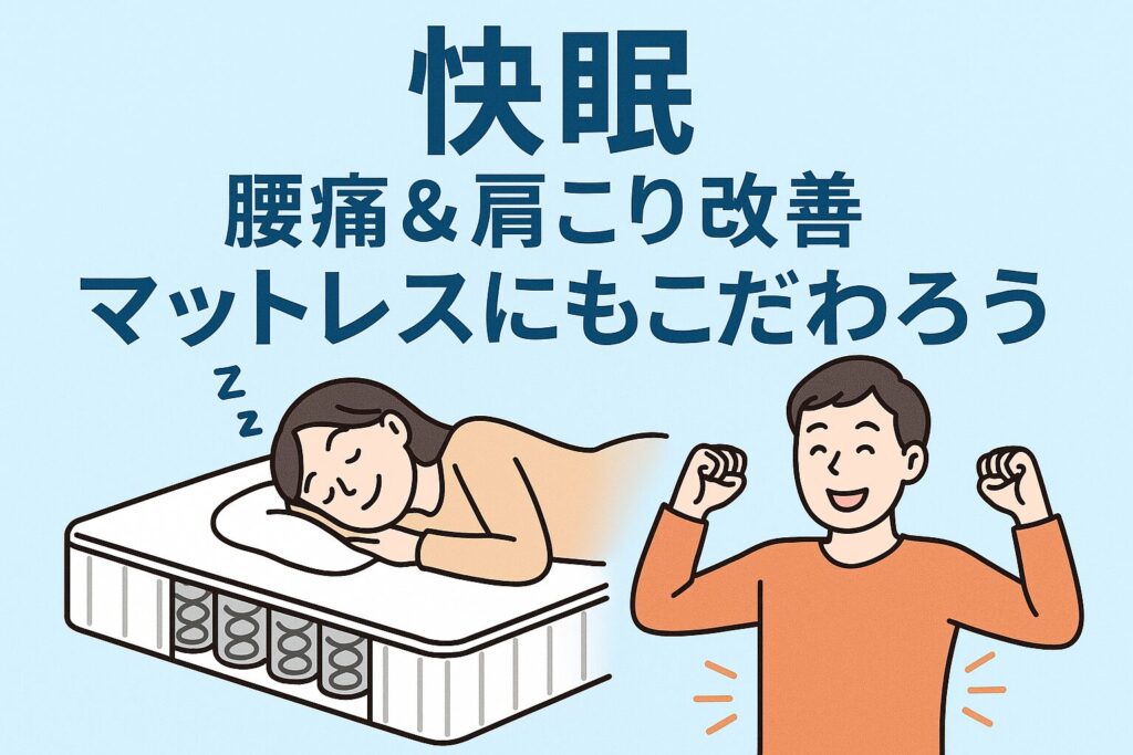 快眠、腰痛&肩こり改善マットレス