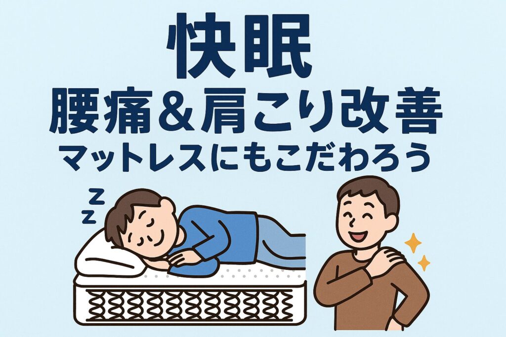 快眠、腰痛&肩こり改善マットレス