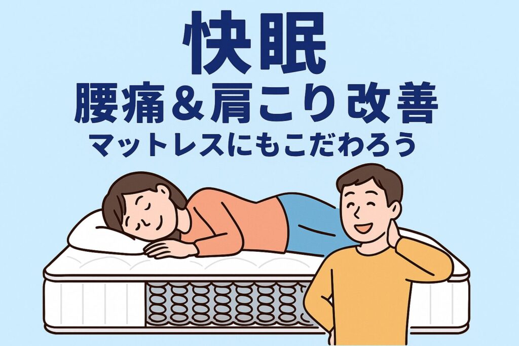 快眠、腰痛・肩こり改善マットレス