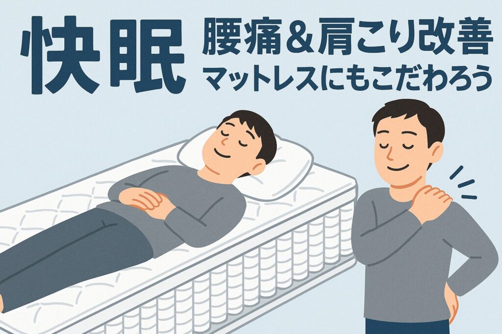 快眠、腰痛&肩こり改善マットレス