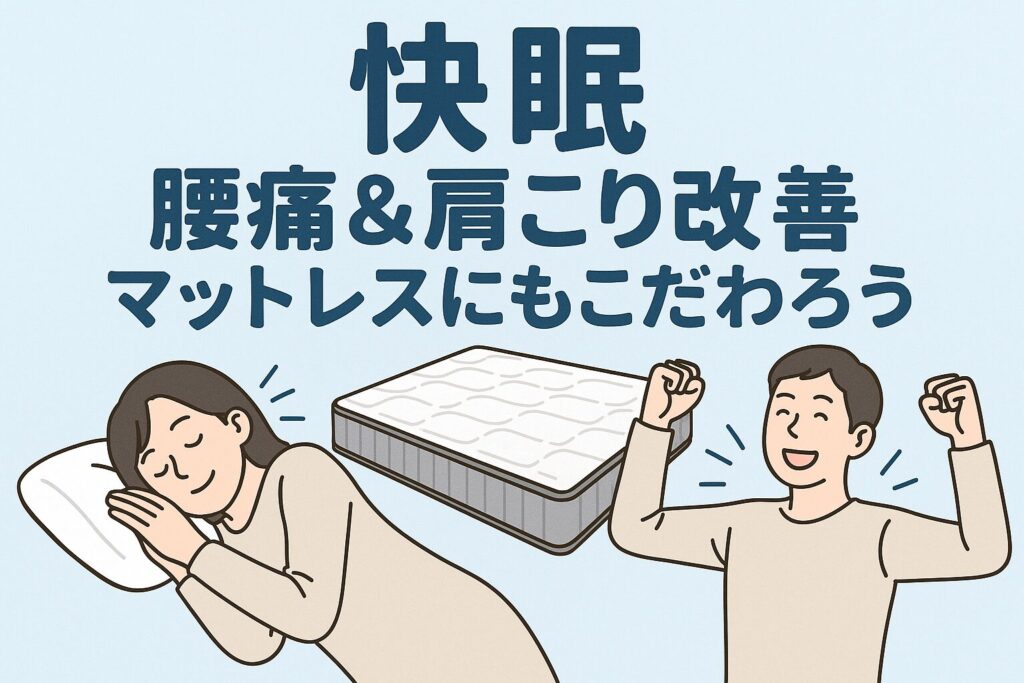 快眠、腰痛&肩こり改善マットレス