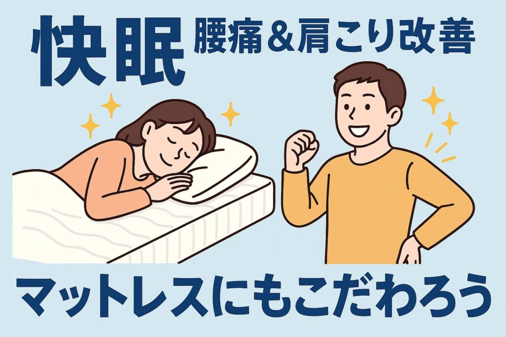 快眠、腰痛&肩こり改善マットレス
