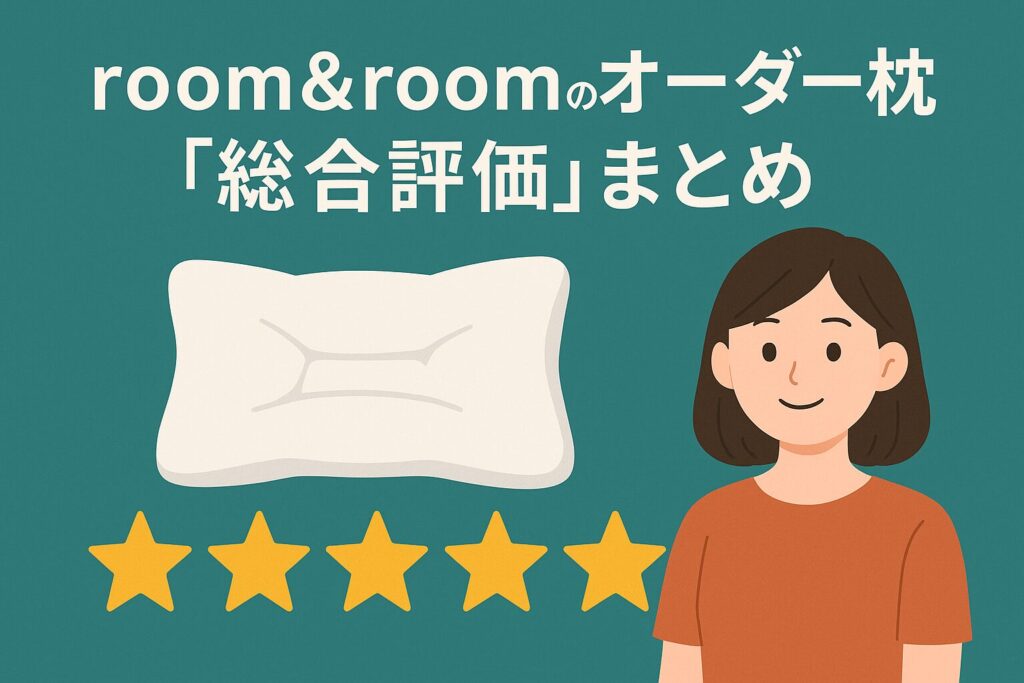 room&roomのオーダー枕の総合評価